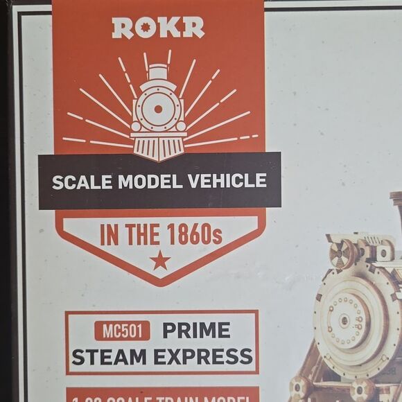 ROKR Prime Steam Express Model Kit - NEW IN PACKAGE - Picture 2 of 7
